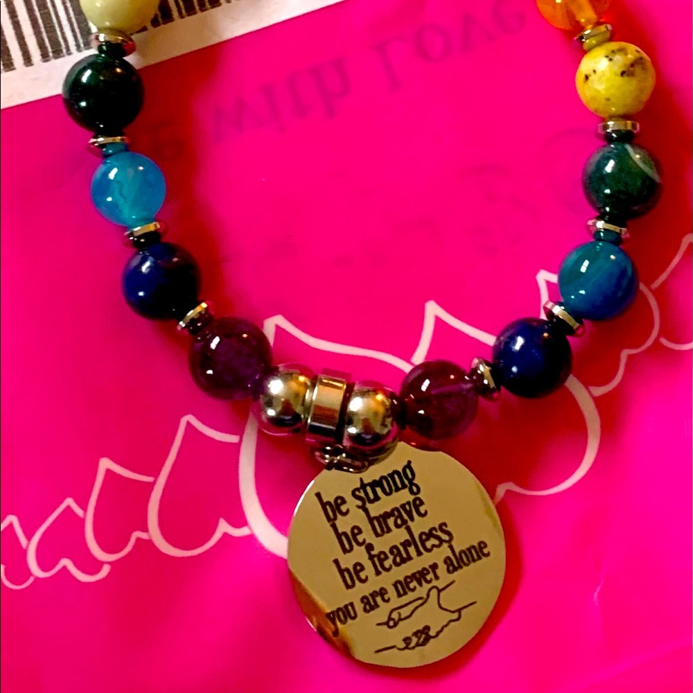 NWT- Beaded Stretch Bracelet -